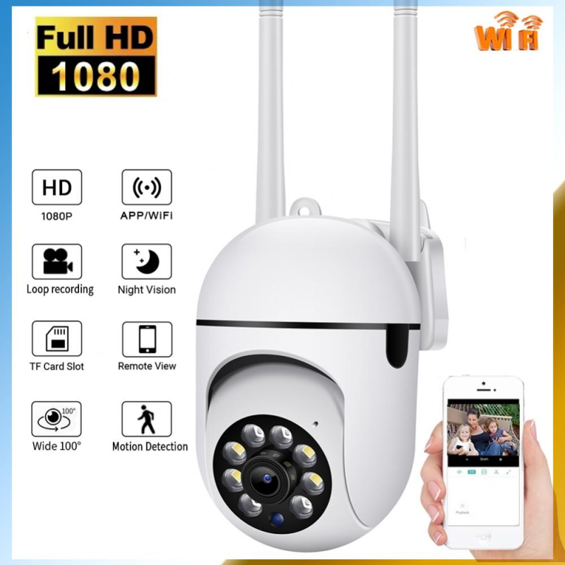 Ycc365 plus 1080P PTZ WIFI IP Camera Audio CCTV Surveillance 4X Zoom Night Full Color Wireless Waterproof H.264 Audio Security